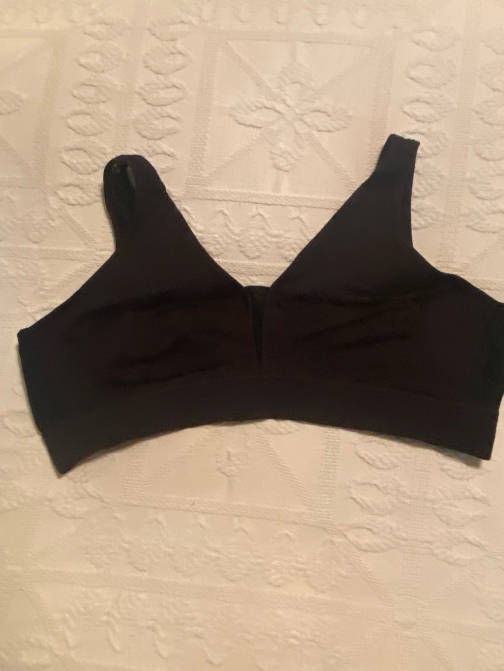 Seamless Black Wireless Comfort Bra